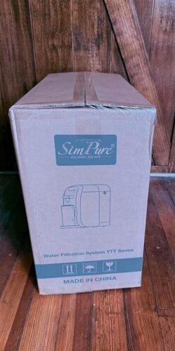 SimPure Y7T-BW-A 5-Stage Countertop RO System with Portable Glass Water Pitcher & Extra Alkaline Remineralization photo review