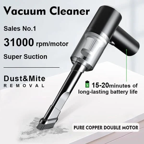 🔥Last Day Sale 75% OFF - Wireless Handheld Car Vacuum Cleaner